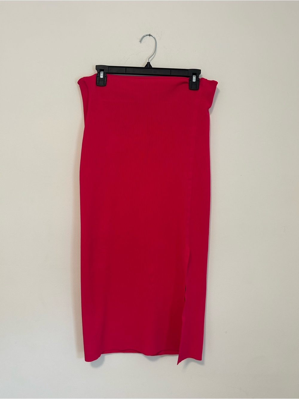 Express Bright Pink Long Pencil Skirt